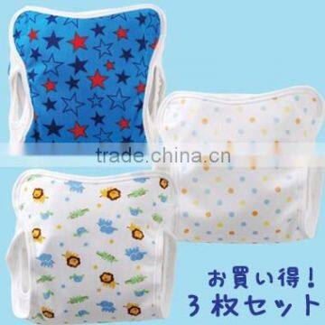 cute nappy manufacture Japanese high quality wholesale products cloth diapers baby cover polyeter 100% made in japan 3 pcs set