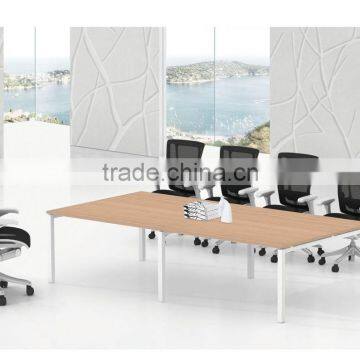 modern design conference table for 10 people with metal leg