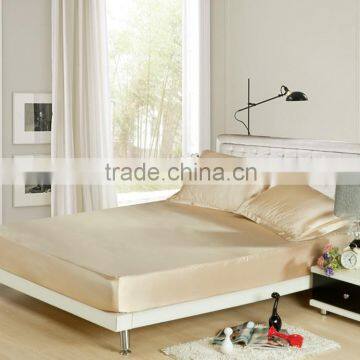 Cheap Wholesale Soft Silk Bed Covers, Fitted Sheet, Silk Mattress Protector photo-3