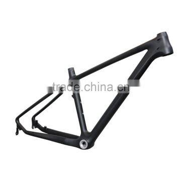 MTB carbon frame,650B mountain bike frame 27.5er with thru axle 142mm