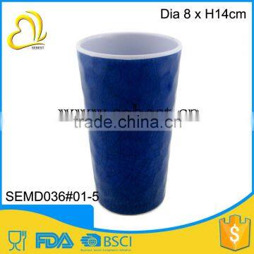 outdoor use singhara pattern design plastic melamine cup