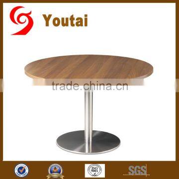 Plywood laminate walnut wood restaurant table