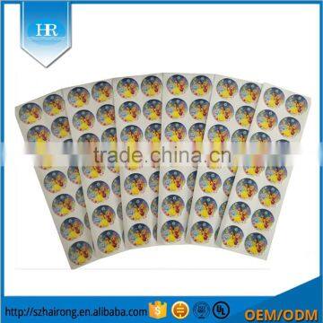 Gloss Embossed Outdoor Waterproof 3M Adhesive Crystal Clear Epoxy Resin Dome Sticker photo-4