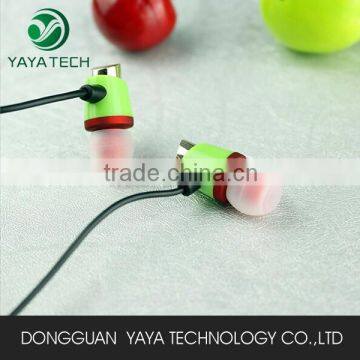 Unique Design Waterproof Earphone With Silicone Earphone Rubber Cover