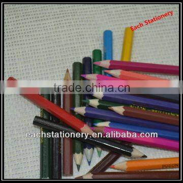 High Grade Basswood Wooden Multi Mini Kids Color Pencil