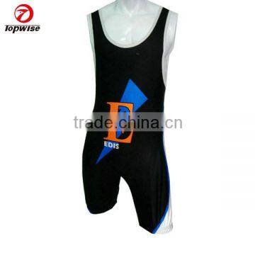 Fashion Sublimation Lycra Unisex Custom Team wrestling singlet