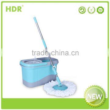 HDR-M017 bucket mop 360 degree Spin Magic Mop,Hand Press With Wringer Mop Bucket