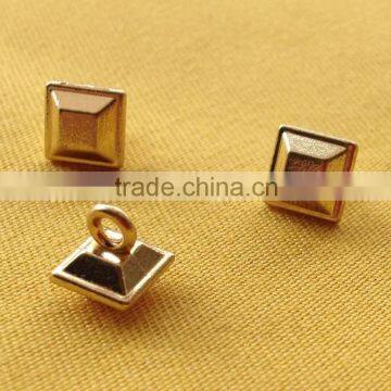 14L Square Shape Metal Shank Button For Sweater Wear -- M1601 photo-4