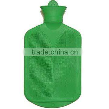 Green Rectangle Natural Rubber Hand Foot Warmer Hot Water Bottle 2000ml