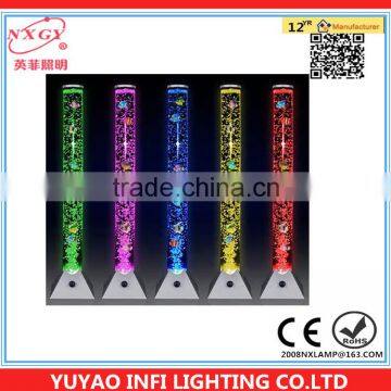 120CM LED color change water bubble fish lamp