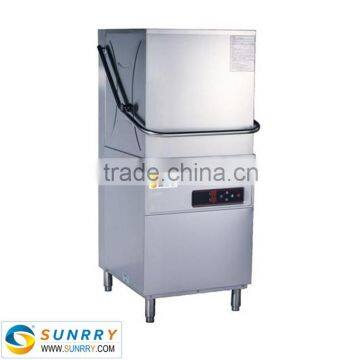 Stainless steel restaurant dish washer with 900 dishes(12'') and 60/90/120s wash cycle time (SY-DW900 SUNRRY)