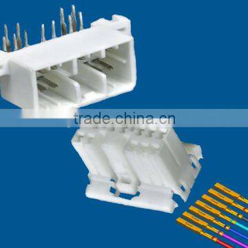 12-pin PCB male and female wire to board auto connectors solutions with vertical board connector