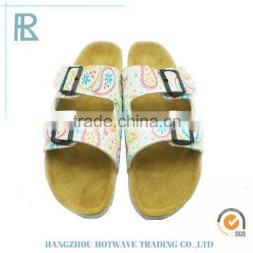 2016 Cheap Wholesale in China Buckle Strap Thin Cork Sole Sandals photo-2