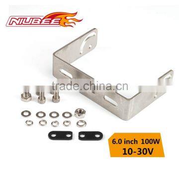 6" 100W Factory Price 4x4 Truck Led Work Light photo-5