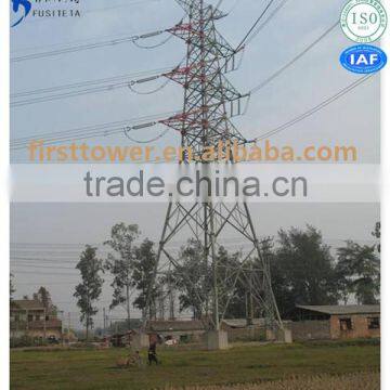 Electric power 220kv transmission line angular steel towers