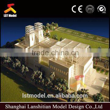1:1000 miniature scale planning models with nice LED lighting