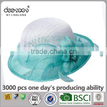 Lady Sinamay Hats For Party Wholesale Women Church Hat