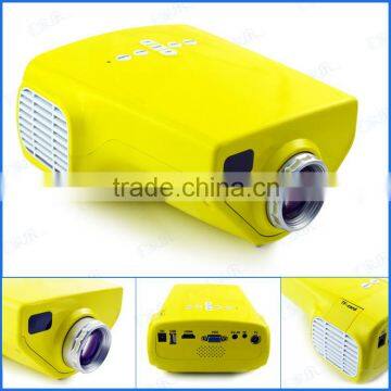 Mini portable Projector LED video projetor for home used proyector USB VGA RCA SD built-in speaker HDMI projecteu