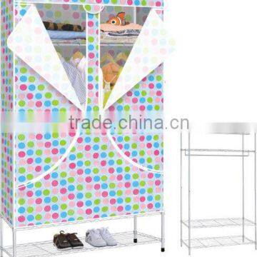 Portable Closet Non-woven Fabric Folding Closet/wardrobe Closet/bedroom Wardrobes/canvas Wardrobe