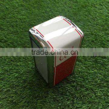 Have a Coke full size extra high tin napkin holder tissue holder box