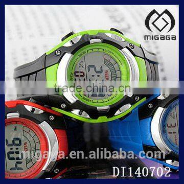 fashion abs plastic case watch digital electronic-abs pvc strap digital watch for boys