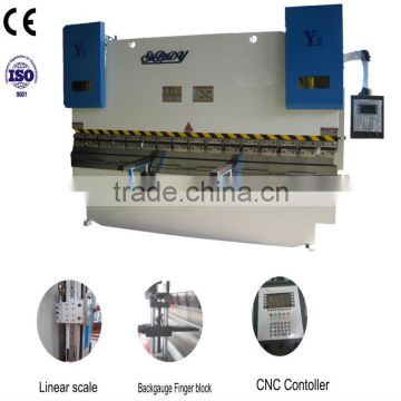 FULL CNC CONTROL GERMANY TECHNOLOGY CE STANDARD HYDRAULIC SERVO PRESS BRAKE 80TON OR 100TON 3200MM