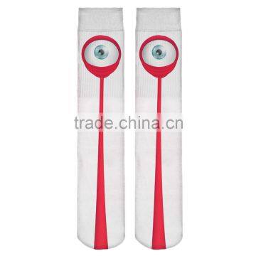 factory hot sale 3d digital full print colorful wholesale custom print socks