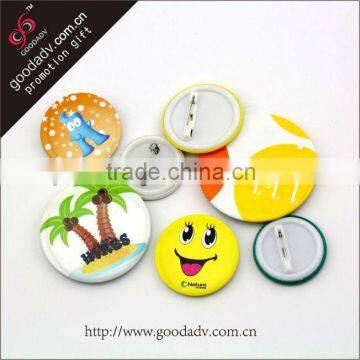 Hot selling user-friendly hand embroidered badge / eco-friendly smiley face badges / girls' favor printing badge