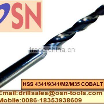 DIN338 straight shank drill bits M2