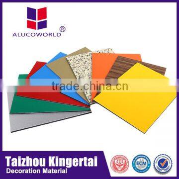 Alucoworld Beckers PVDF Coating 3mm aluminum interior wall cladding panel