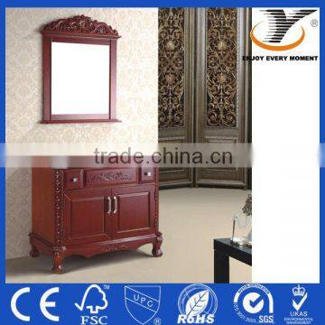 Solid Wood Bathroom Cabinet Classic Bathroom Vanity Standing Bathroom Furniture