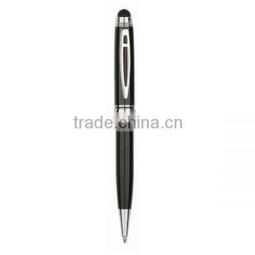 customized logo and color metal stylus touch screen ballpoint pen with smooth writing