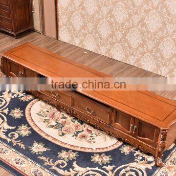 Multifunctional and affordable living room low price solid wooden TV table