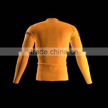 Polyester Spandex Long Sleeves Savv Show Compression Shirt/Rash Guard With Club Logo Player Name and Numbers at Sleeves photo-2