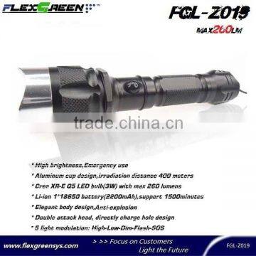 18650 Battery Charge Base Q5 Led Torch photo-3