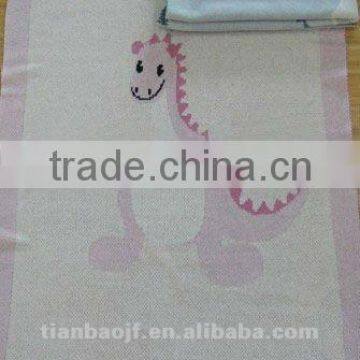 100% cotton knit baby blanket 1008