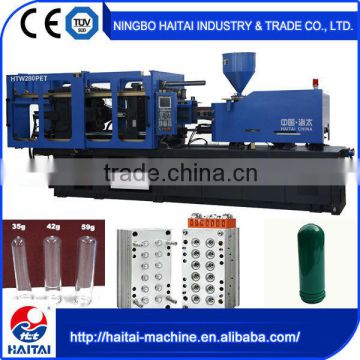 HAITAI HTW280PET Standard Sizes pet bottle injection molding machinery