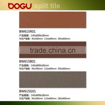 Thermal insulating ceramic wall tile varied size