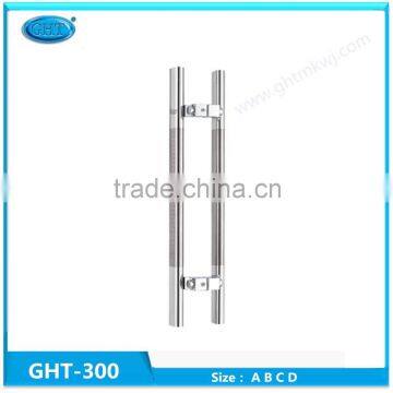 GHT-300 hot sales luxury door pull handle stainless steel with high quality for glass door