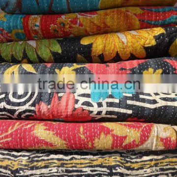 A Class Vintage Kantha Quilts Manufacturer & Exporter, authentic old and antique very fine kantha work at best prices