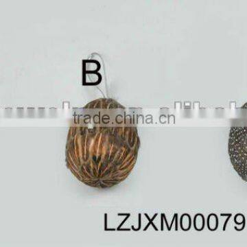 Christmas Ringneck almond feather balls LZJXM00079