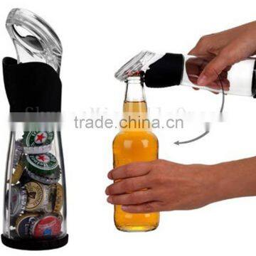 2016 Popular bottle cap opener with collector                        
                                                Quality Choice