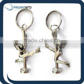 Zinc Alloy Keyring Dancing Girl