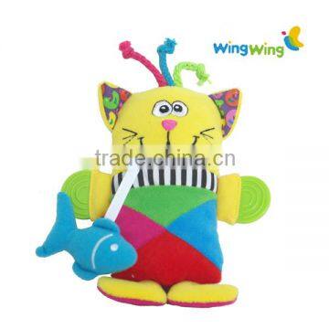 wholesale funny plush baby toy with animal design