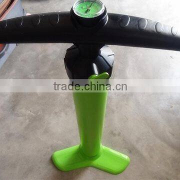 new type effort with a gauge Plastic hand pump/inflatable hand pump air pump/hand pump with guage