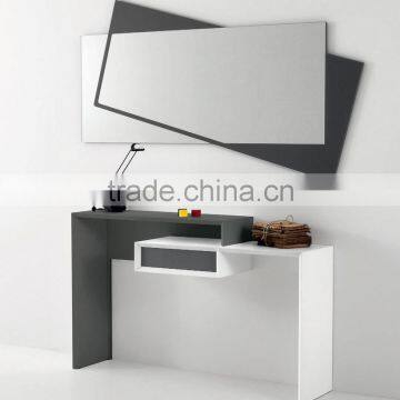 Design MDF Wooden Console Table with Mirror