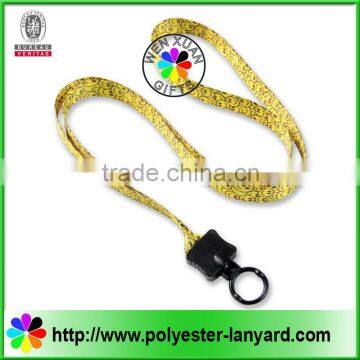 Custom polyester lanyard for exhibition use