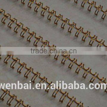 Double loop wire twin ring binding wire