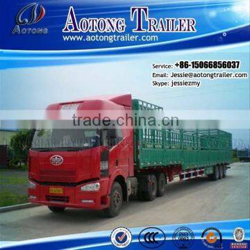 low price store house bar/ fence cargo semi trailer