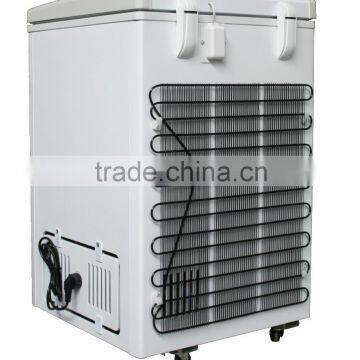 Top Open Door Chest Freezer,deep Freezer With Lock&key,interior Lamp,inner Glass Door photo-3